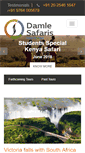 Mobile Screenshot of damlesafaris.com